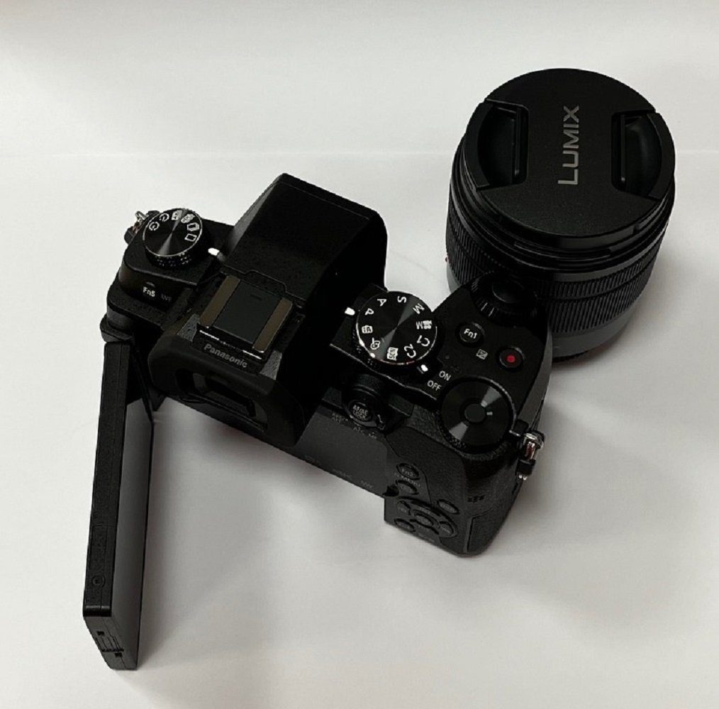 Digitalkamera Lumix Systemkamera Power Panasonic Schwarz G81+G3,5-5,6/12-60 mm OIS