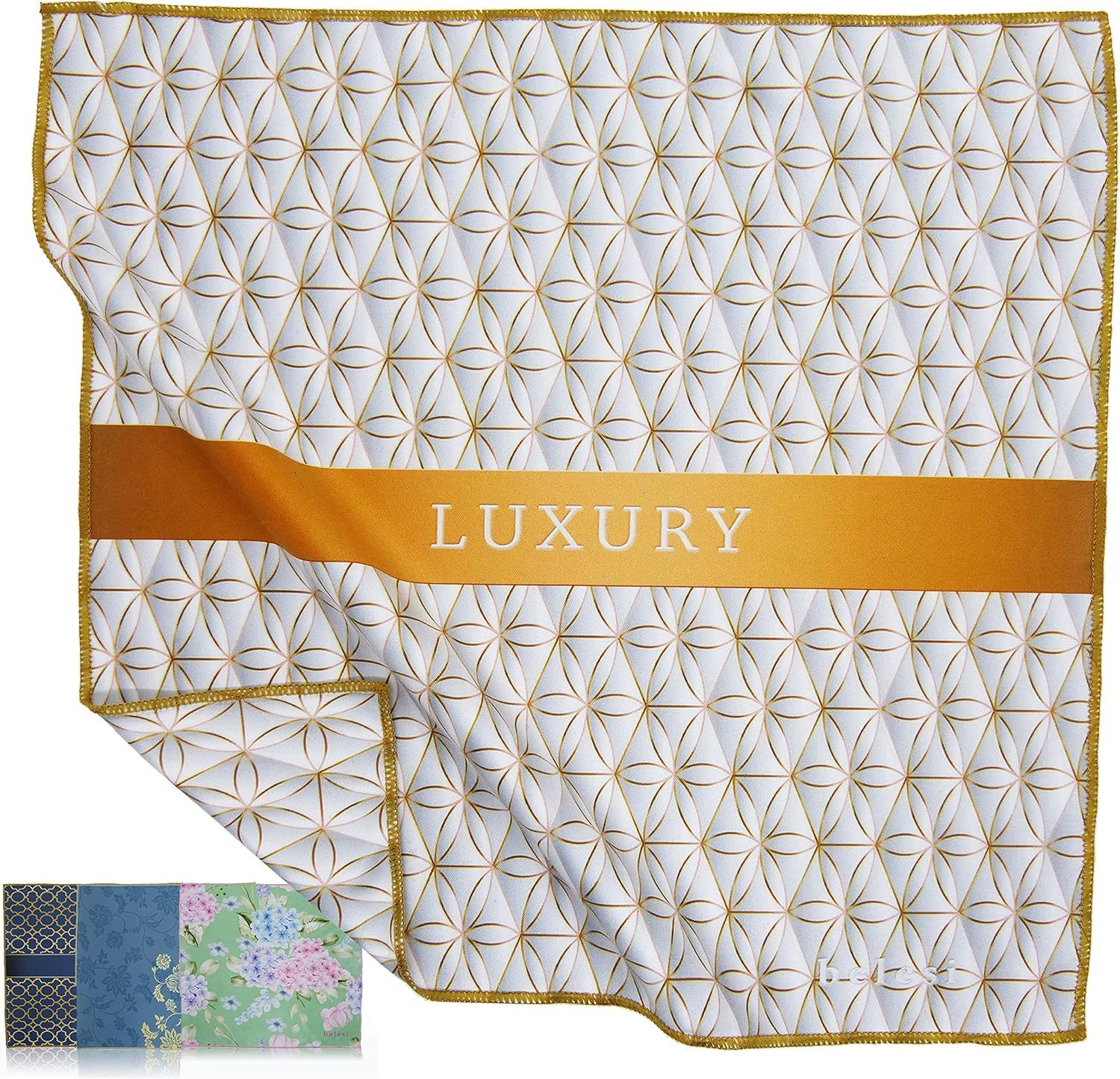 belesi Optikerqualität Handytuch Displaytuch Brillenputztuch Reinigungstuch Mikrofasertuch (1-tlg., XXL 30 x 30 cm, Zur Reinigung von Smartphone, Tablet, Brille,Display,Kamera,Objektiv)