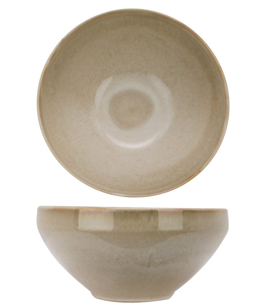Cosy & Trendy Schüssel Conico Sand Schüssel 17,5 cm, Steinzeug, (Schüsseln & Чаши), CONICO SAND SCHÜSSEL 1L D17,5XH8,5CM