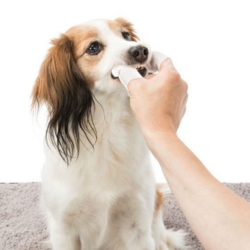 TRIXIE Fellbürste Dental Care Zahnpflege für Hunde