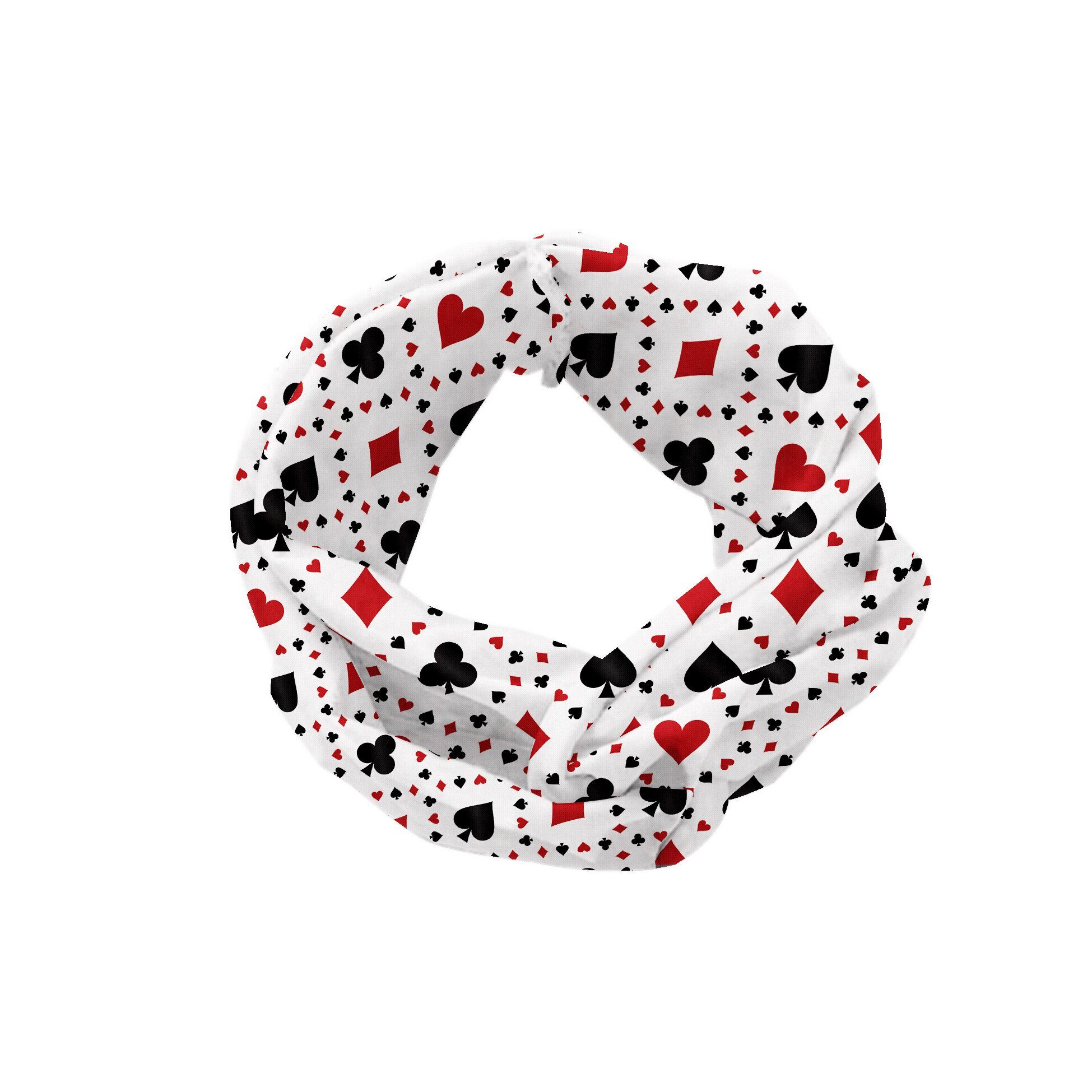 accessories Angenehme rot und alltags Stirnband Elastisch Abakuhaus Poker-Karten schwarz Tourist