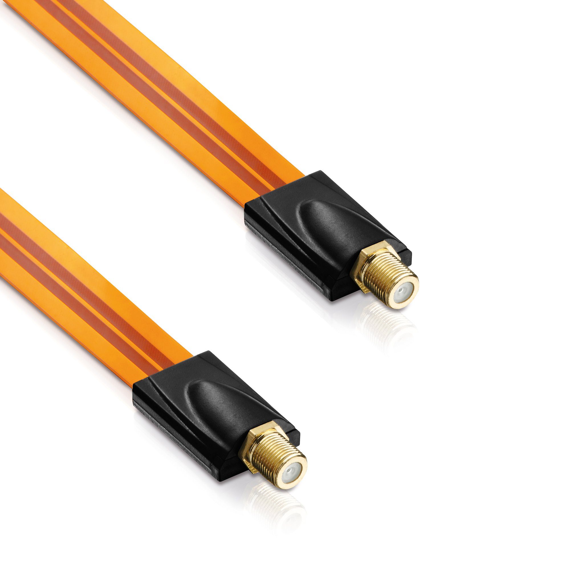 Kabel für 2x SAT SAT-Kabel conecto Fensterdurchführung Premium (F-Kupplu conecto koaxial
