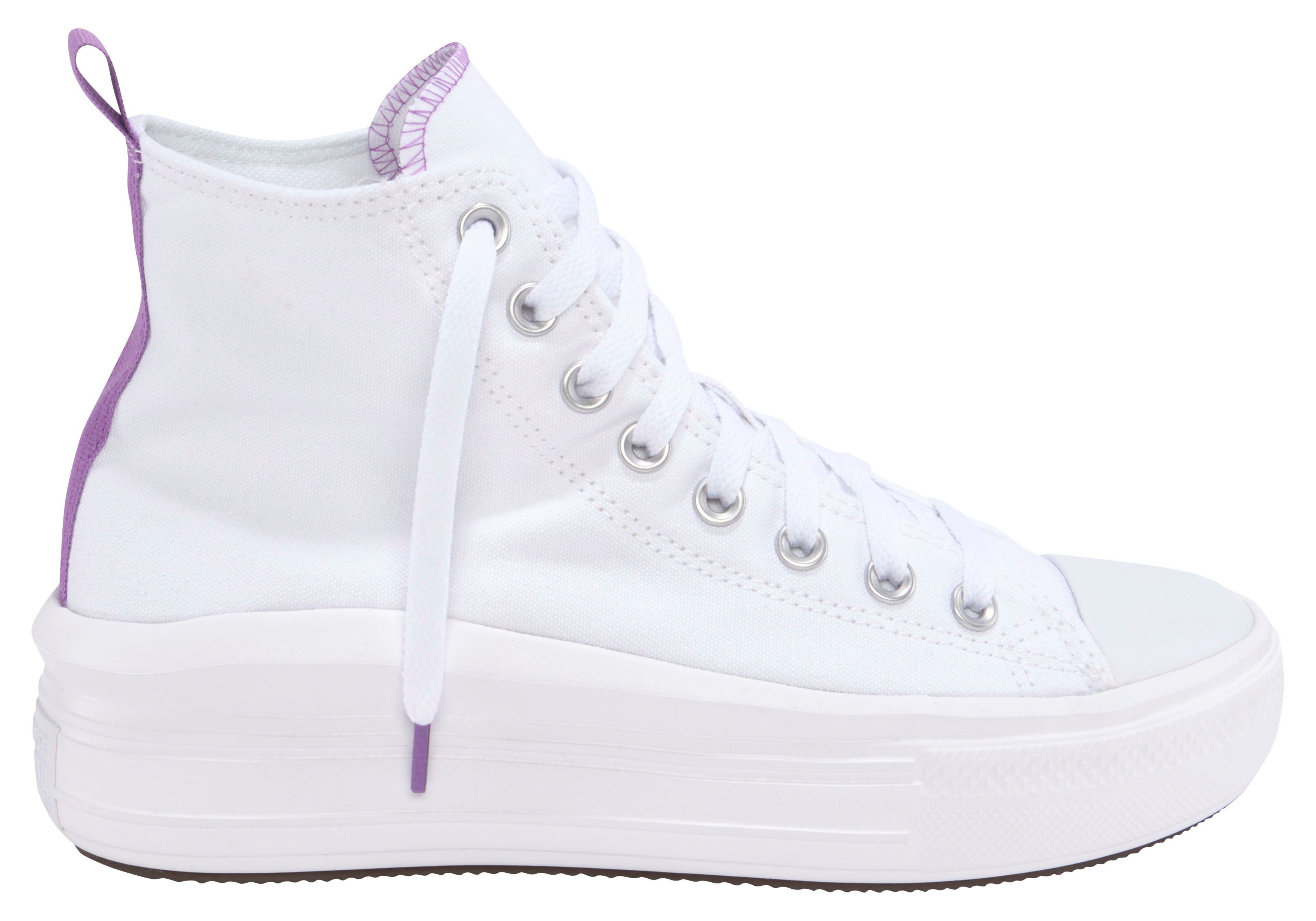 Converse CHUCK TAYLOR ALL STAR MOVE CANVAS PLATFORM HI Plateausneaker (für Jugendliche) – Bild 3 von 5