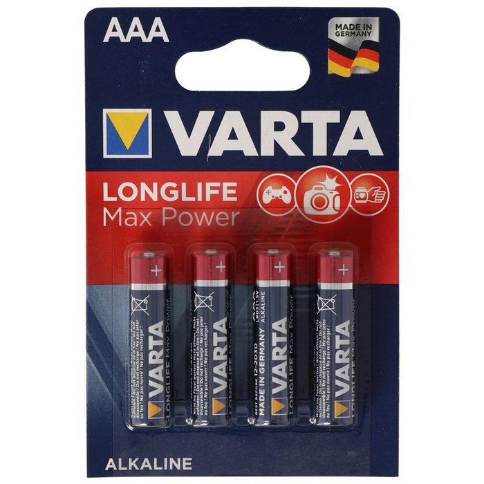 VARTA Varta Longlife Max Power (ehem. Max-Tech) 4703 Mic Batterie (1 5 V) Geringe Selbstentladung