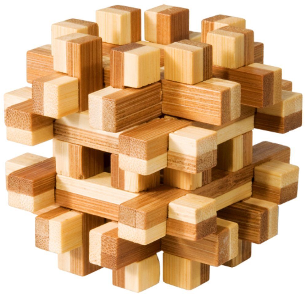 Fridolin 3D-Puzzle Geduldspiele - Motorik Rätsel Spiel- Knobel - Denkspiele, Puzzleteile