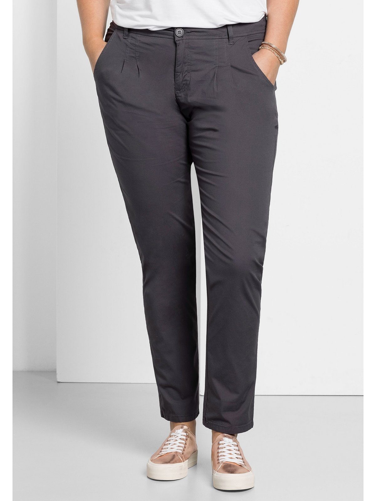 Graue Damen Chinohosen kaufen » Graue Damen Chinos | OTTO