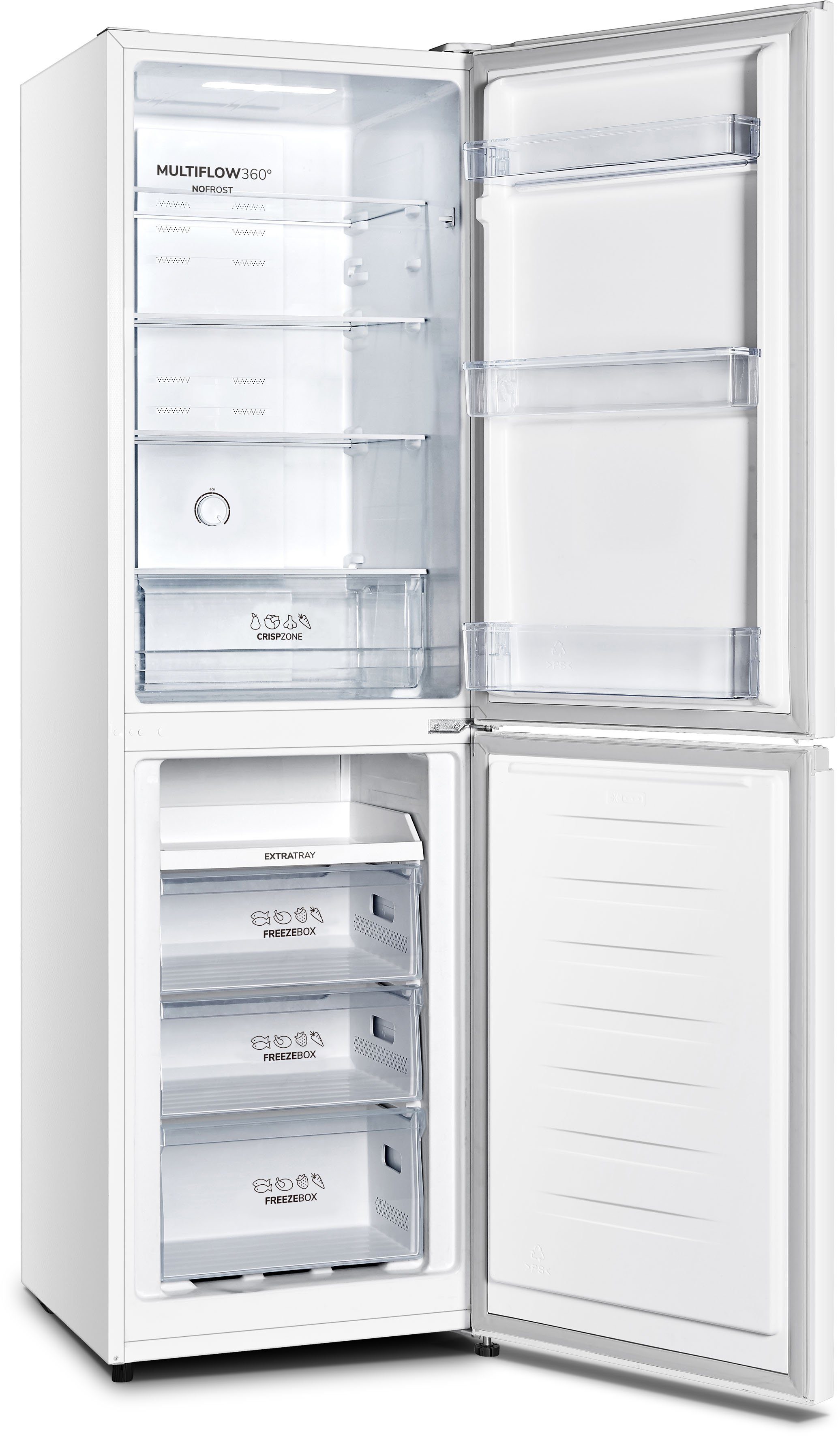 GORENJE Kühl-/Gefrierkombination NRK418ECW4, 182,4 cm hoch, 55 cm breit