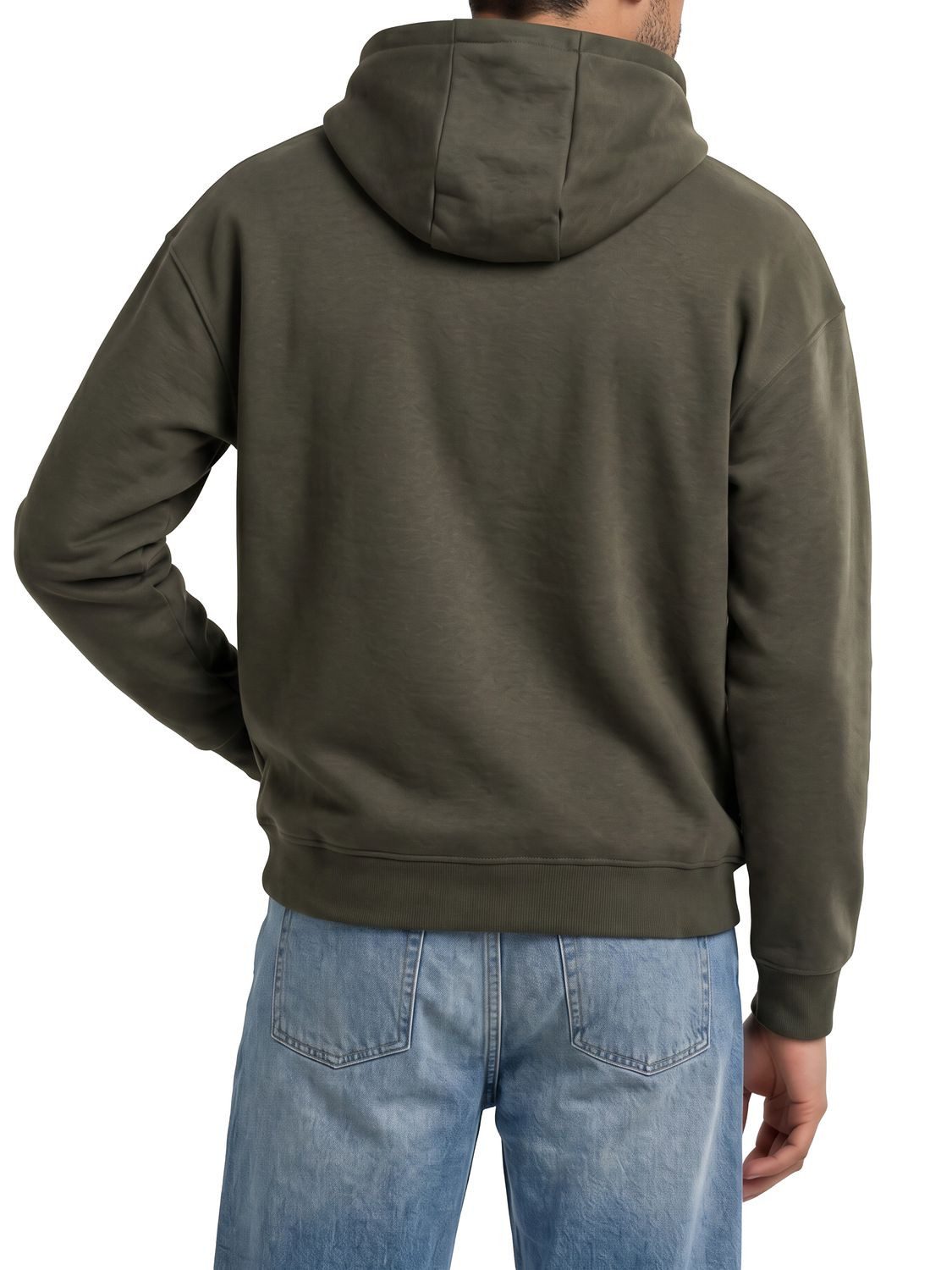 DENIMFY Kapuzenpullover Herren Hoodie DFMaxim Oversize Fit Sweatshirt mir Kängurutasche – Bild 2 von 4