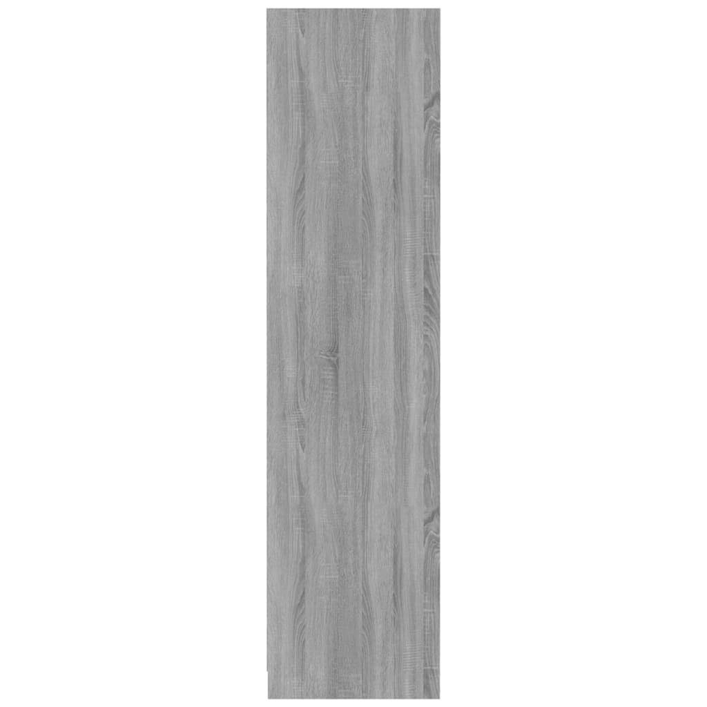 Holzwerkstoff Kleiderschrank Grau cm 100x50x200 Sonoma Kleiderschrank vidaXL (1-St)