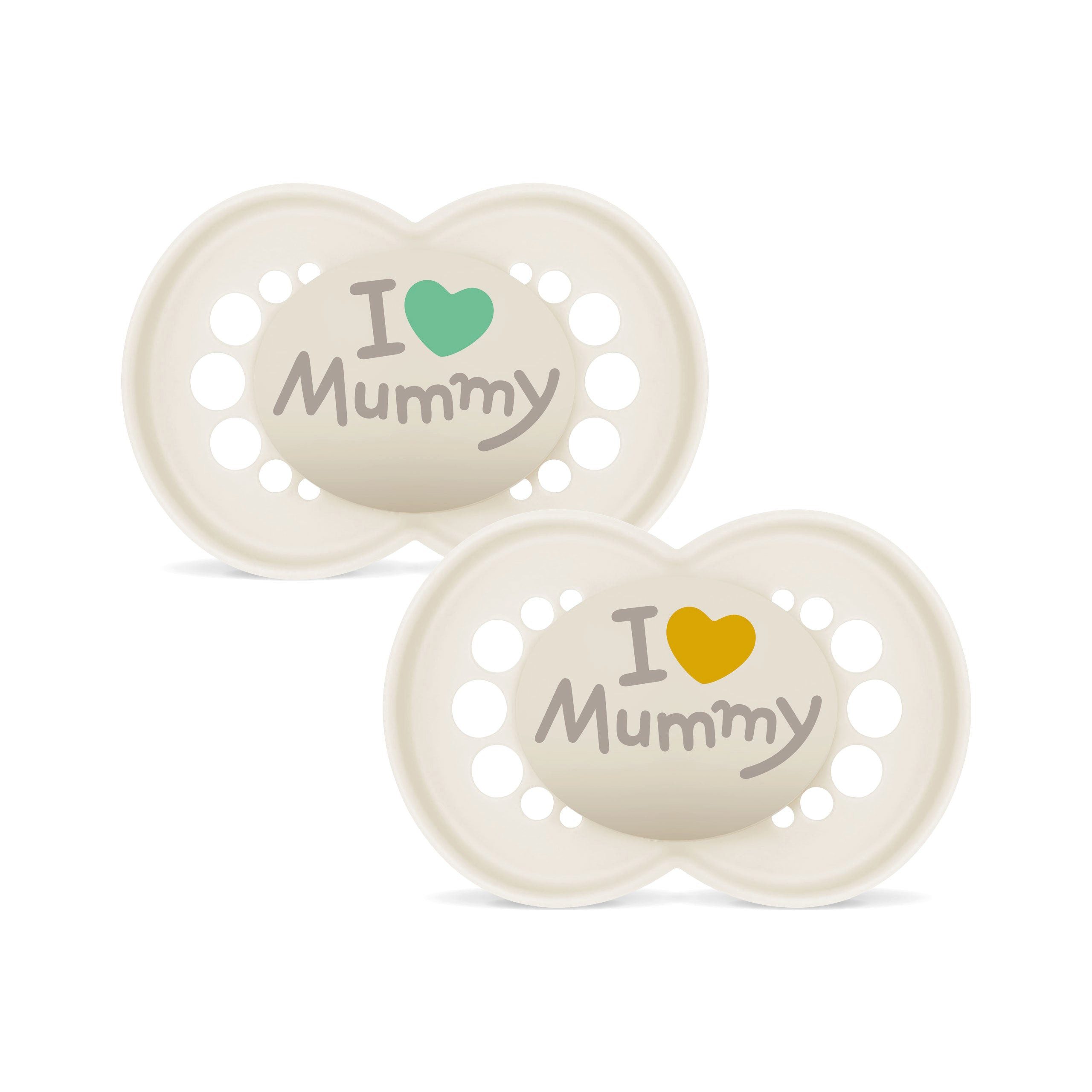 MAM Schnuller Original I love Mummy / I love Daddy 0-6 Monate