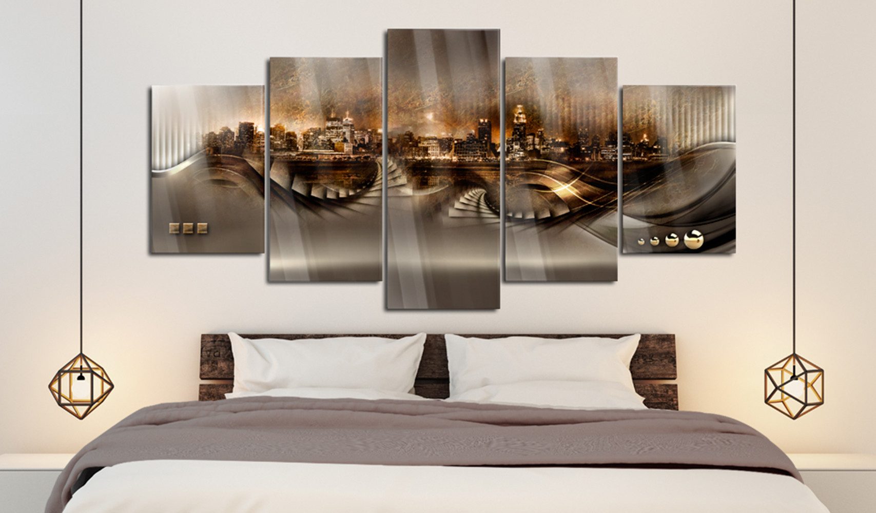 Artgeist Acrylglasbild Lost City [Glass]