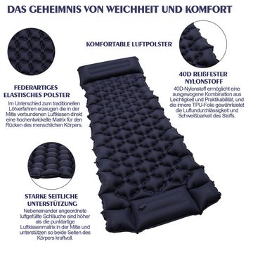 Randaco Isomatte Isomatte 8,5cm dicke Selbstaufblasende Schlafmatten für Camping