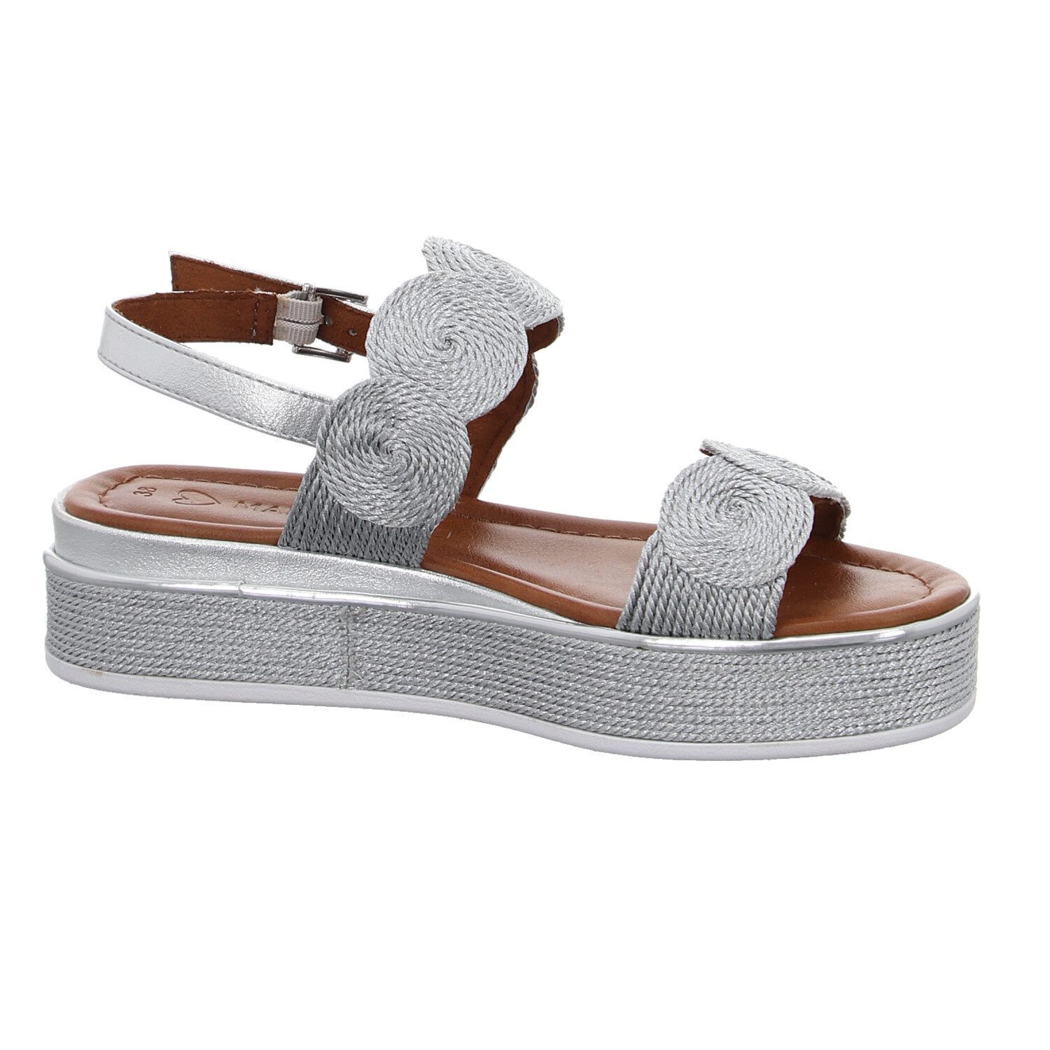 MARCO TOZZI silver Sandalette