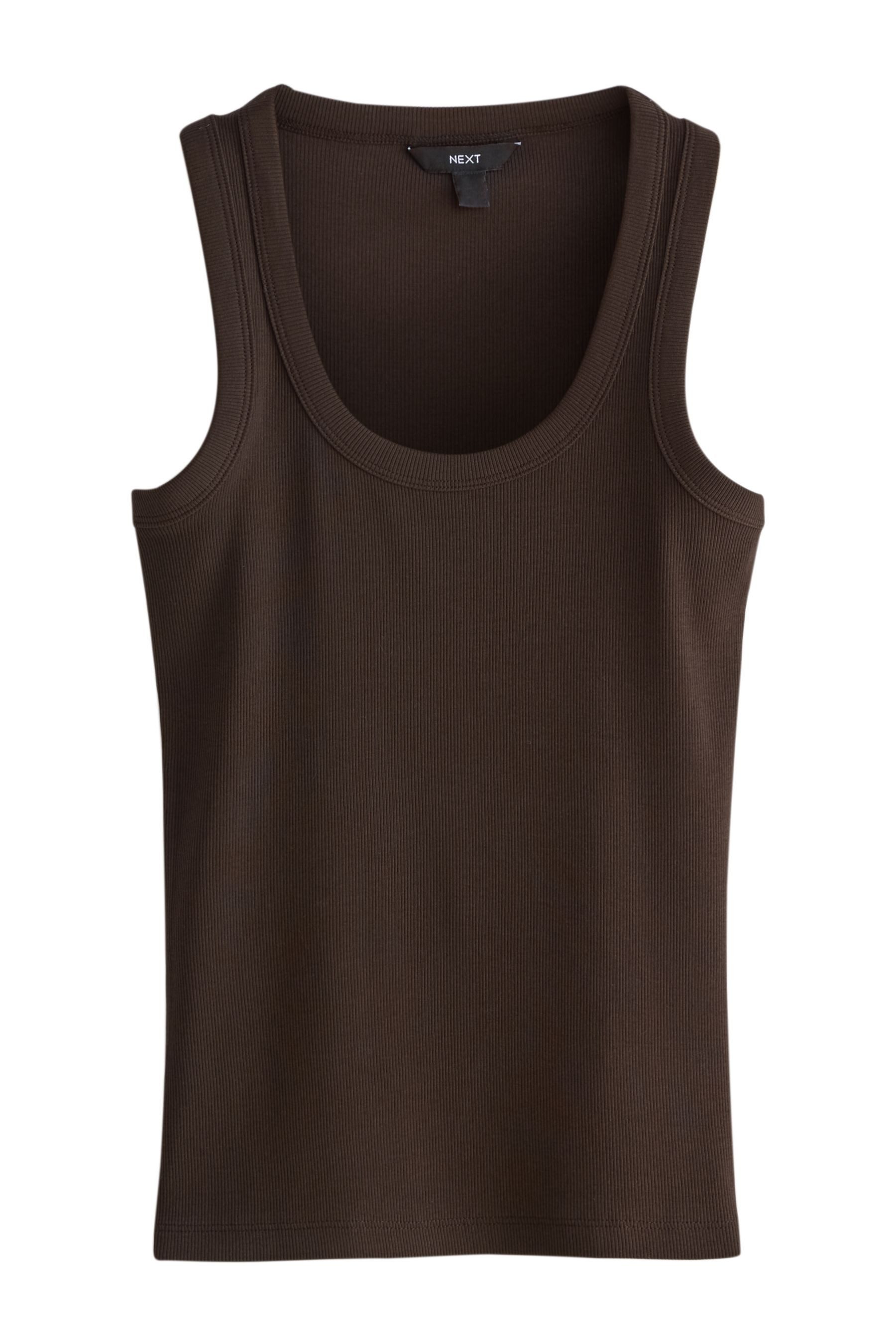 Next Trägertop Geripptes Trägertop mit Ringerrücken (1-tlg)