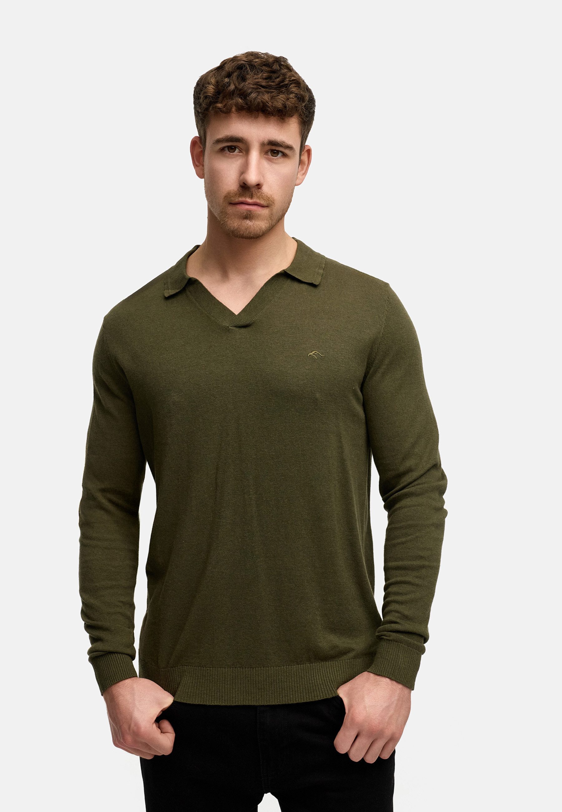 Indicode Strickpullover INHagen Leichter Feinstrick-Pullover mit günstig online kaufen