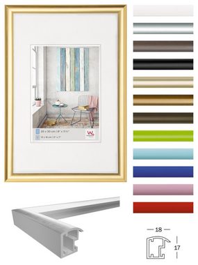 Walther Design Bilderrahmen Trendstlye Kunststoffrahmen Metallic