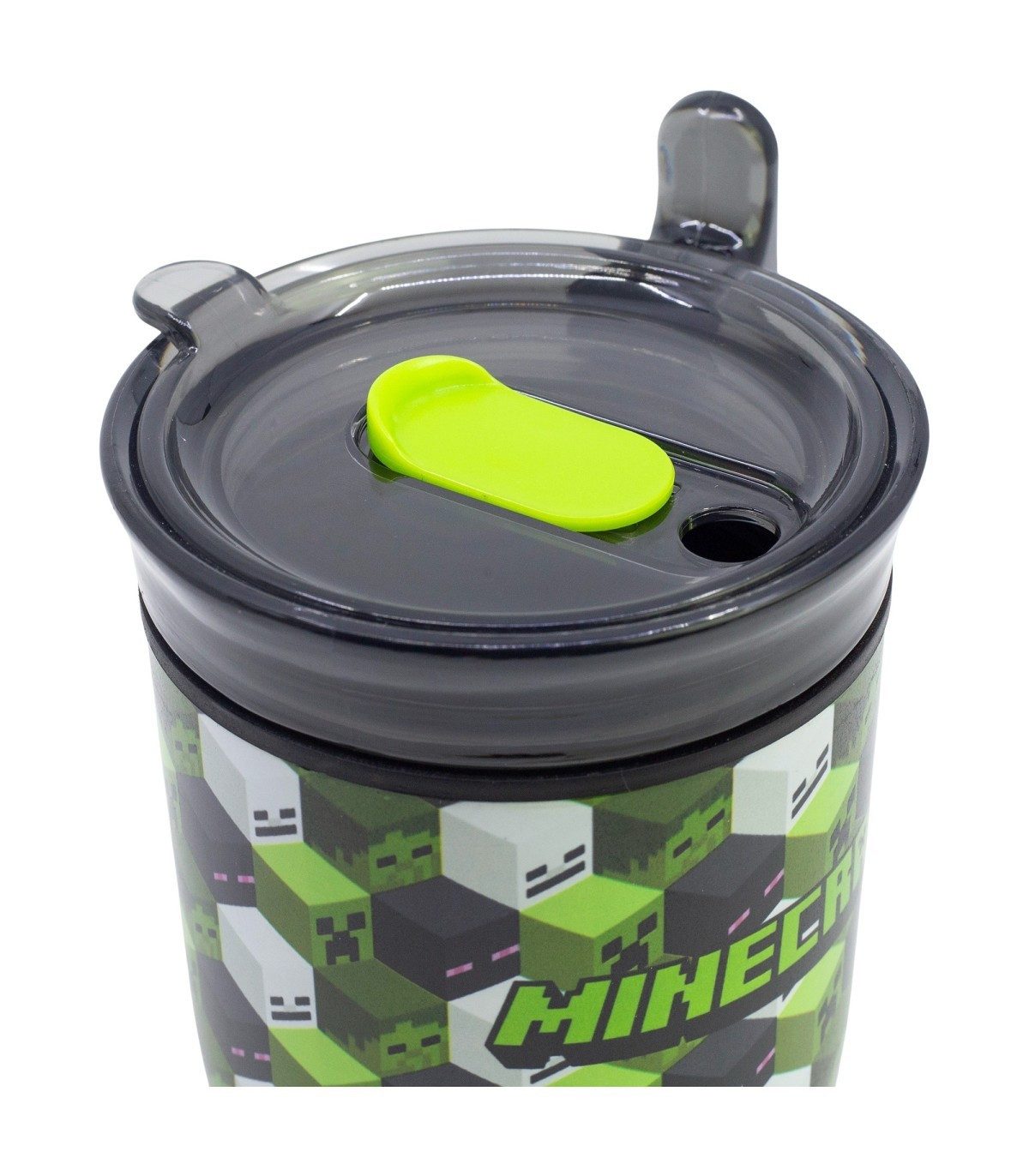Minecraft Isolierflasche Signature To Go Tasse 470 ml mit Schiebedeckel für Alltag und Büro