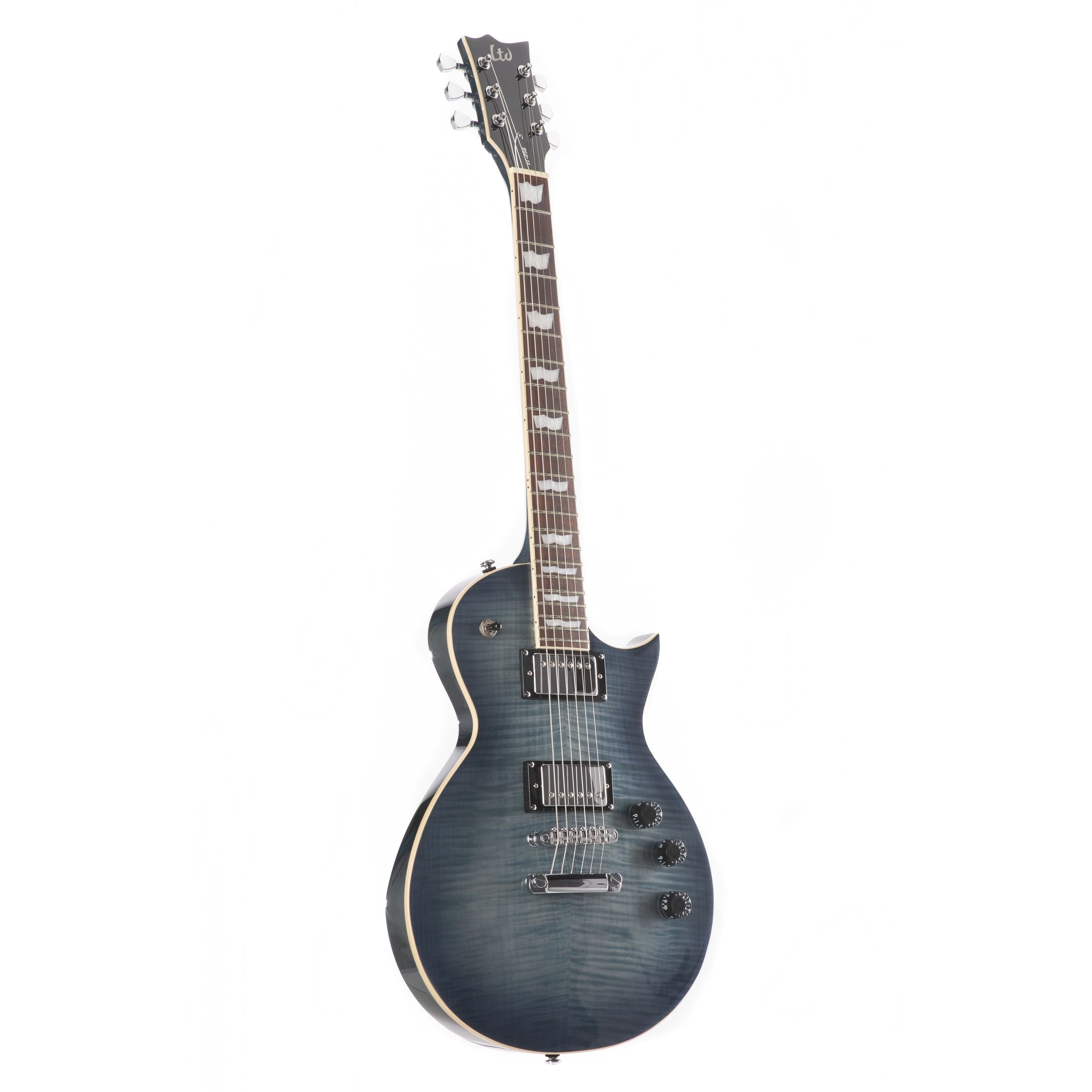 ESP E-Gitarre, LTD EC-256FM Cobalt Blue, E-Gitarren, Single Cut Modelle, LTD EC-256FM Cobalt Blue - Single Cut E-Gitarre
