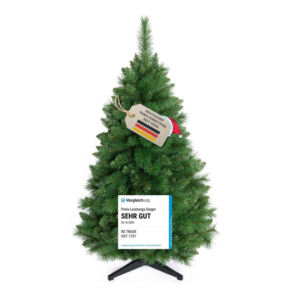RS Trade Künstlicher Weihnachtsbaum Weihnachtsbaum „Colorado-Mix“ PVC 1101