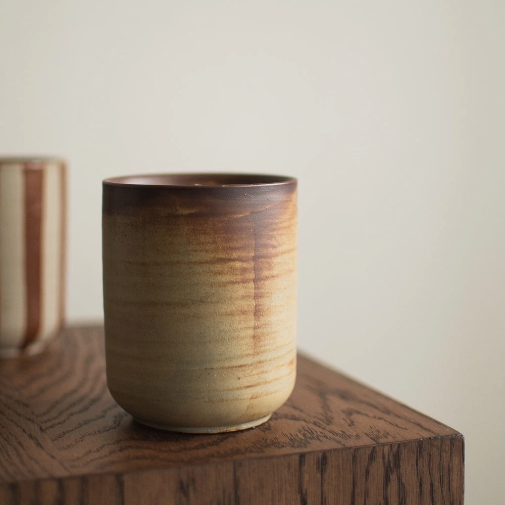 dbkd Dekoobjekt Duftkerze Burn - creme/brown