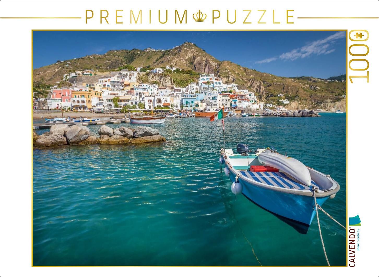 CALVENDO Puzzle CALVENDO Puzzle Hafen von San`t Angelo auf Ischia, Italien, 1000 Teil, 1000 Puzzleteile