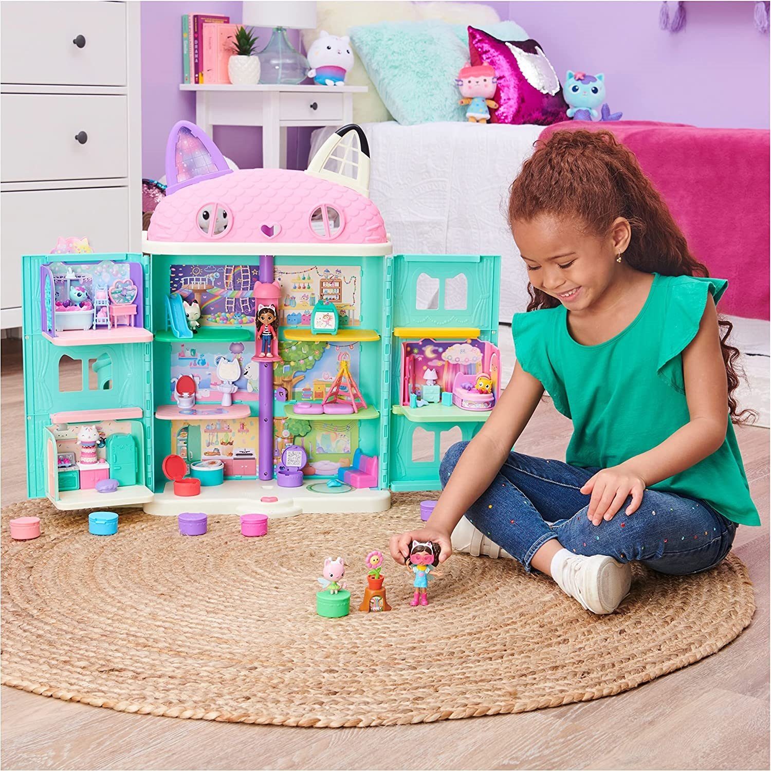 Spin Master Spielfigur 6062026 Gabby's Dollhouse - Gabby´s Flower-rific Garden – Bild 5 von 5