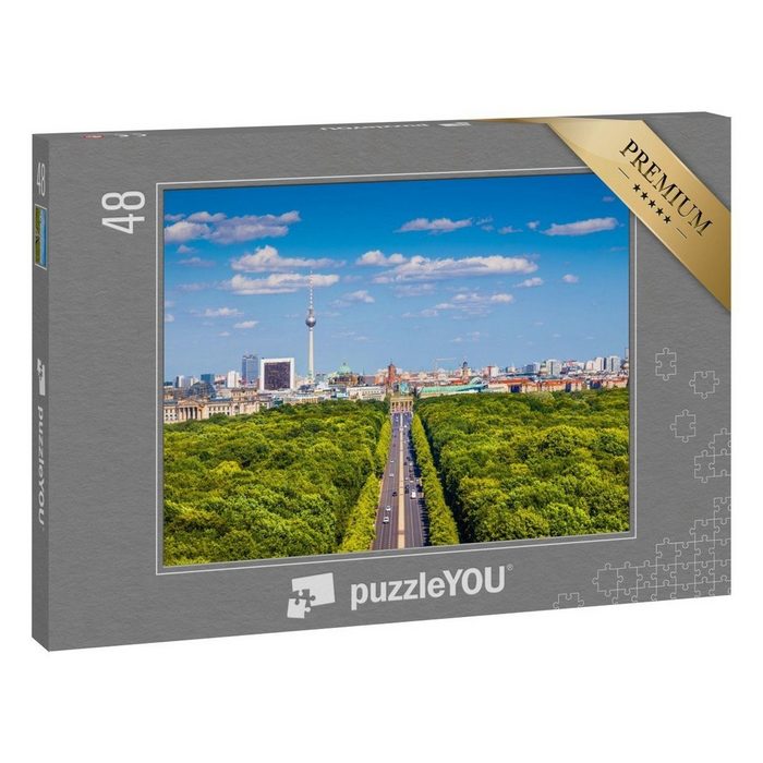 puzzleYOU Puzzle Panoramablick auf Berlin 48 Puzzleteile puzzleYOU-Kollektionen