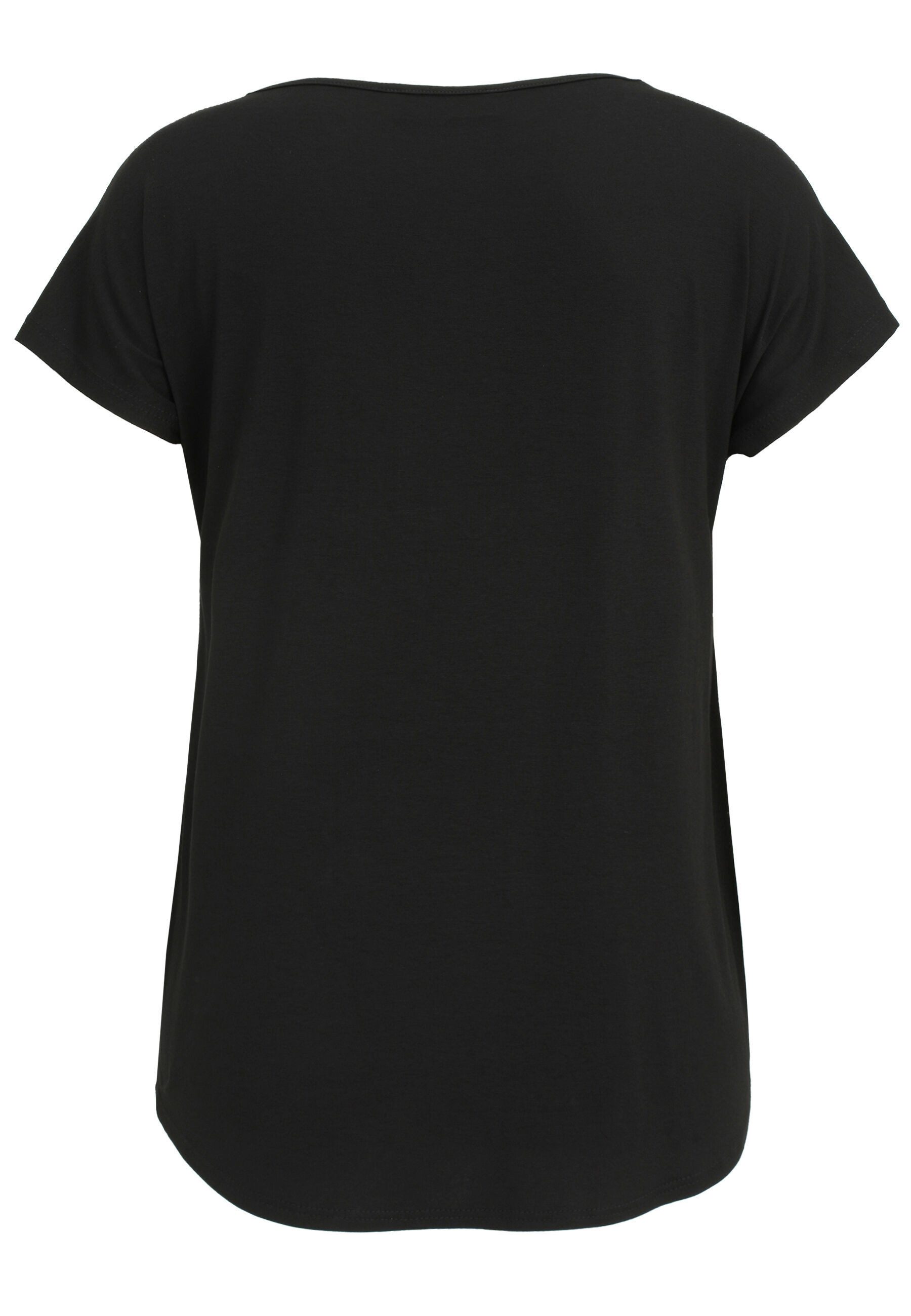 Doris Streich Rundhalsshirt (1-tlg) mit Blüten-Motiv