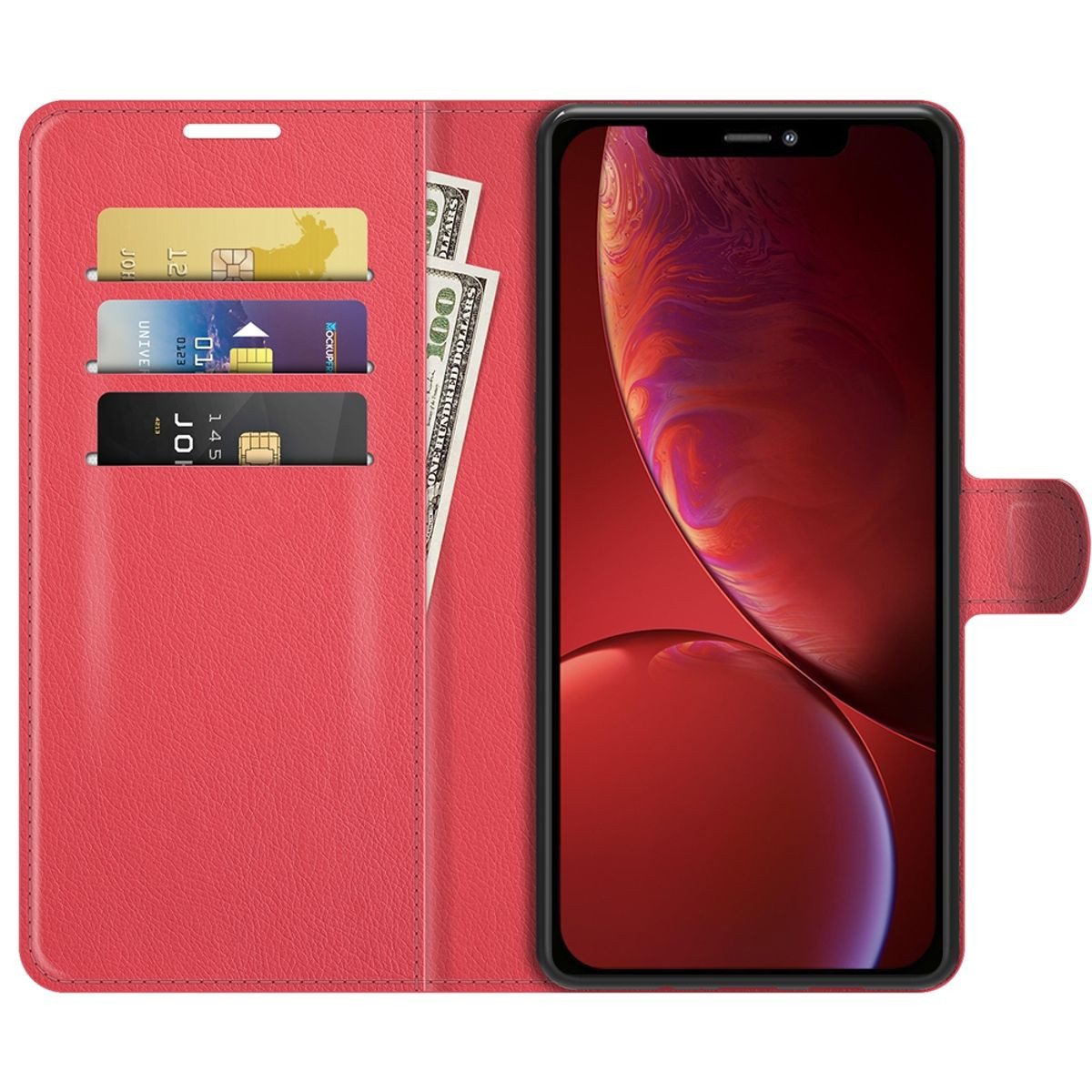 König Design Handyhülle Apple iPhone 13, Schutzhülle Schutztasche Case Cover Etuis Wallet Klapptasche Bookstyle