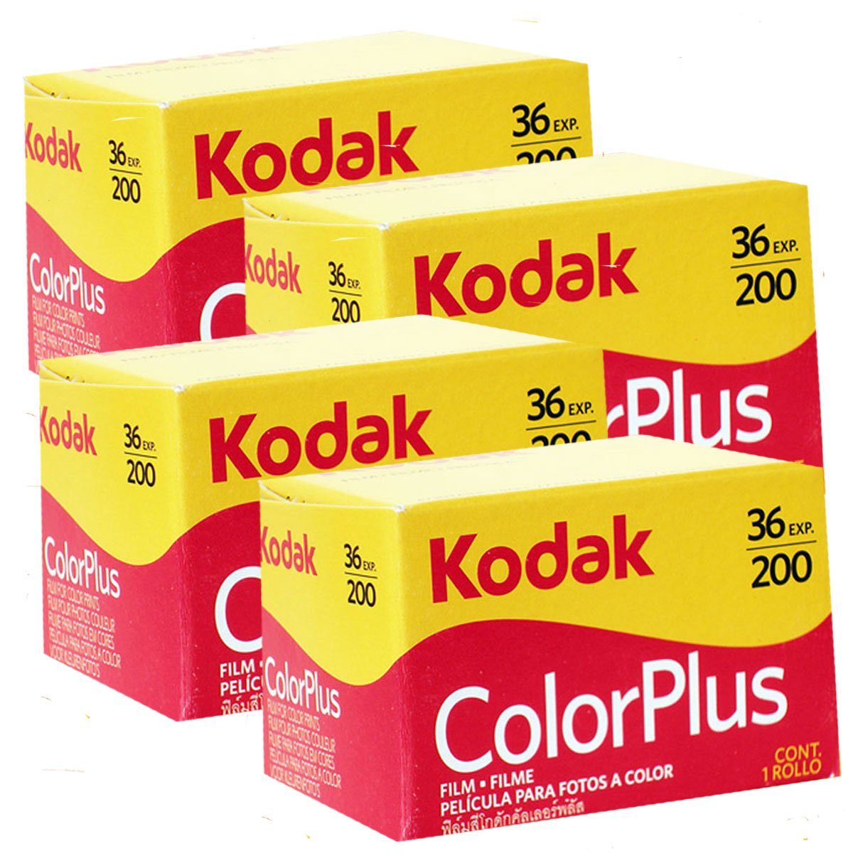 Kodak Farbnegativfilm 4x Kodak Color plus 200 135/36 Kleinbildfilm für, 144