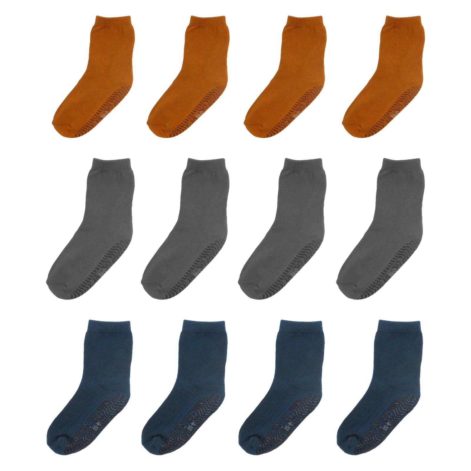 Kurzsocken Babysocken Jungen Mädchen Kurzsocken Anti Rutsch 12 Paar Baumwolle