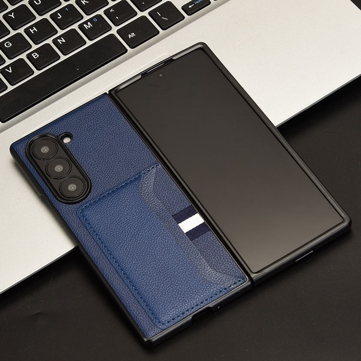 König Design Handyhülle Samsung Galaxy Z Fold6, Schutzhülle Schutztasche Case Cover Etuis Wallet Klapptasche Bookstyle