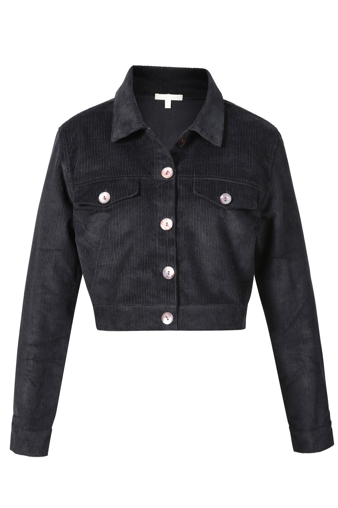 Himalaya Clothing Cordjacke Kurze Jacke Damen mit stilvollem Design aus Bio-Baumwolle Zeitlose, edle Crop Jacke mit hohem Tragekomfort