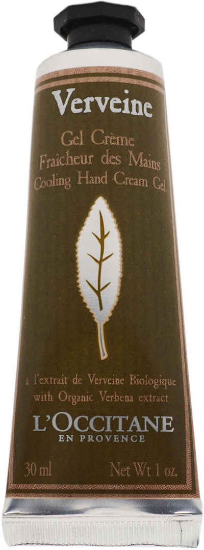 L'OCCITANE Handcreme »Verveine Gel Crème Fraicheur des Mains«, Ätherische Öle von Minze und Thymian