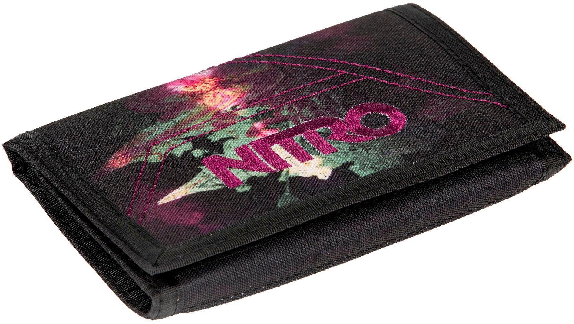 Rose Geldbörse Black Wallet, NITRO