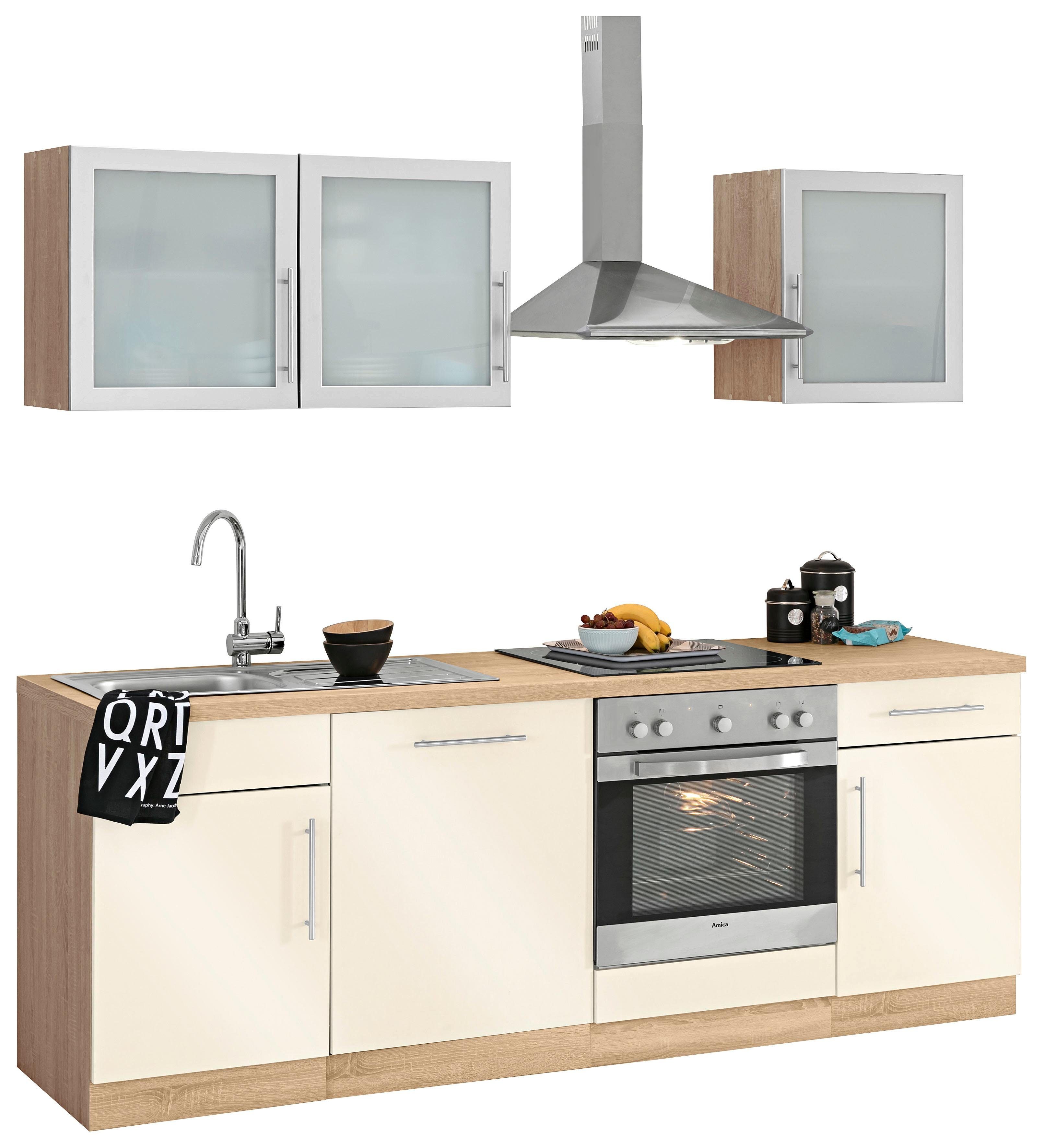 wiho Küchen Küchenzeile »Aachen«, ohne E-Geräte, Breite 220 cm online kaufen  | OTTO