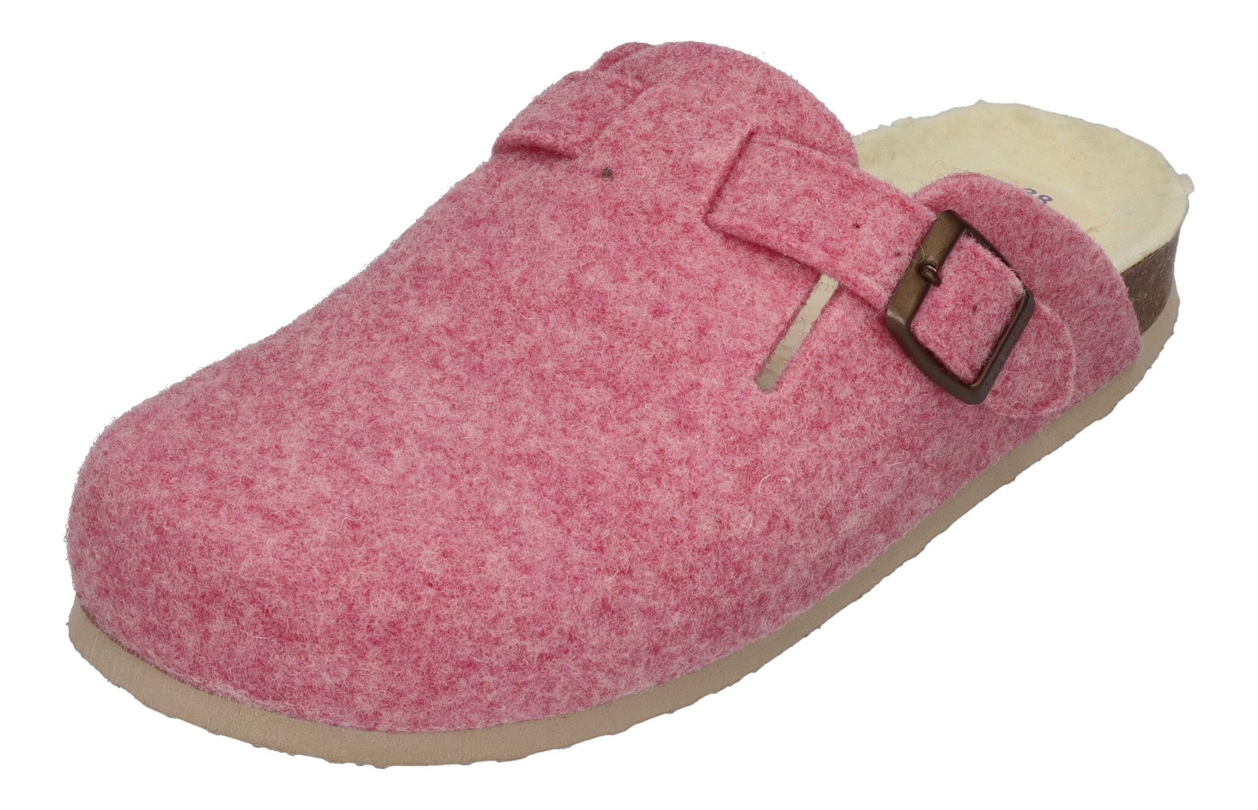 Plakton BLOGG FIELTRO WOOL Hausschuh rosa