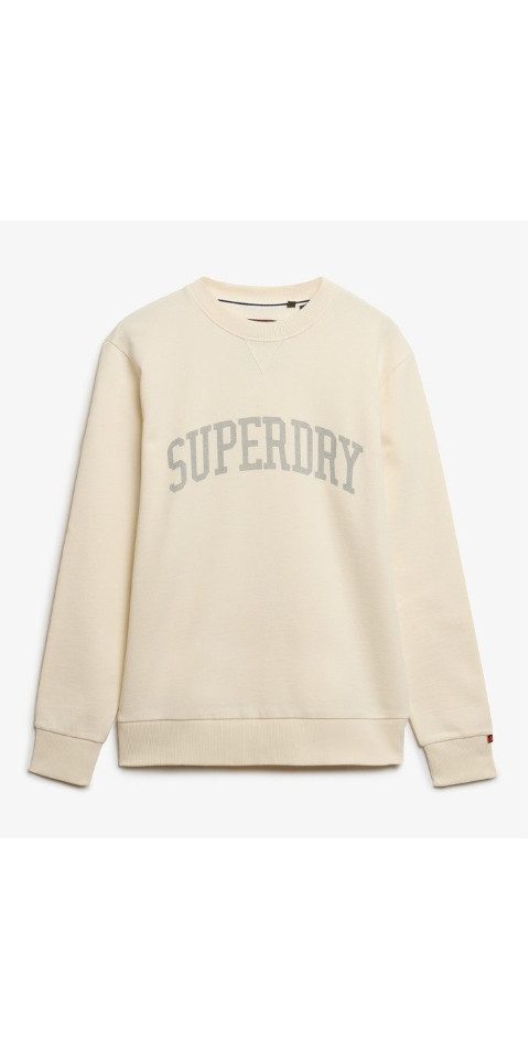 Superdry Kapuzenshirt ATHLETIC ESS CREW DESERT BONE OFF WHITE