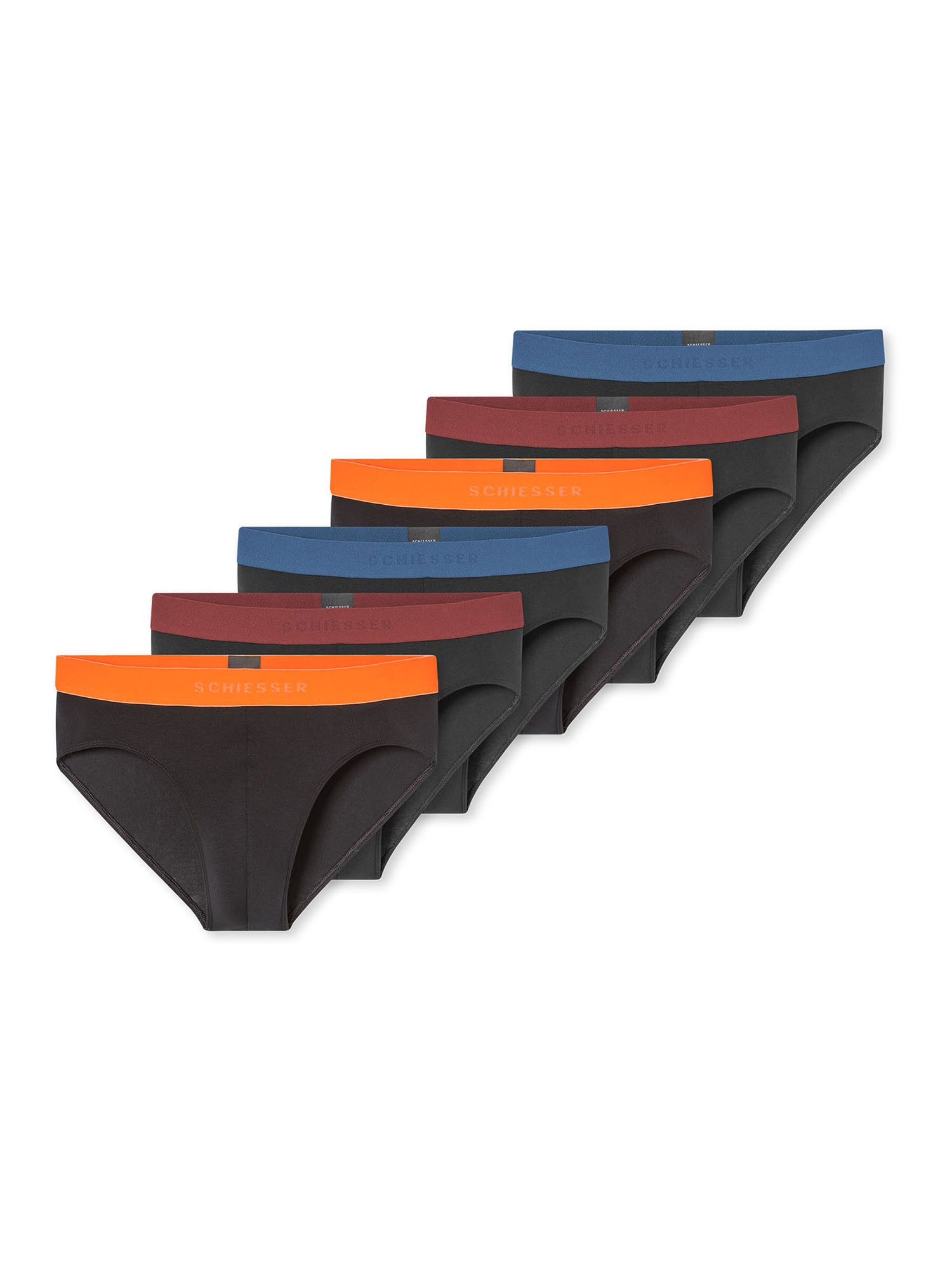 Schiesser Rioslip 955 (6-St) Rio Slip, Mittelhoher Slip, Rioslip