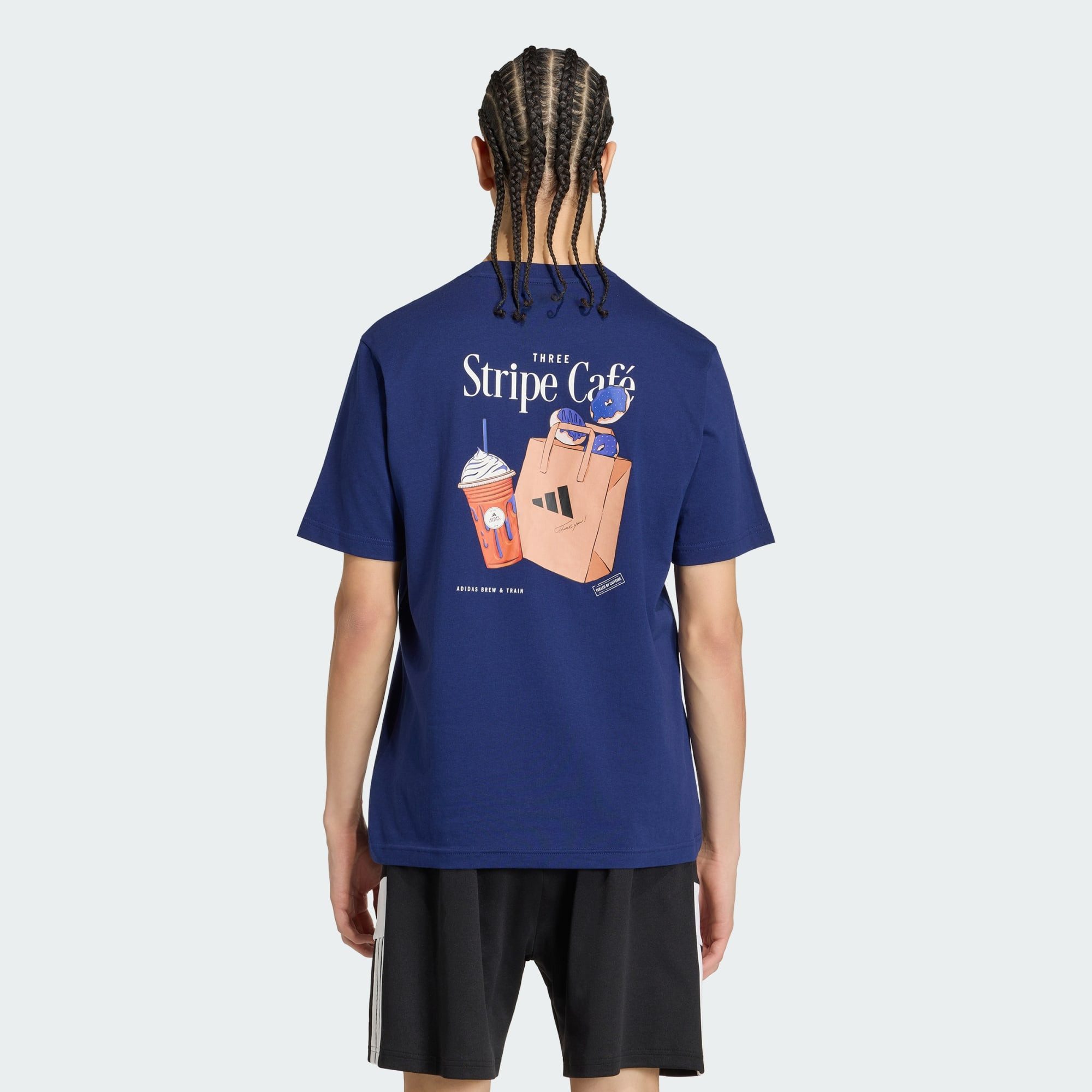 adidas Sportswear T-Shirt COFFEE CAFE DONUT BAG GRAFIK T-SHIRT (1-tlg)