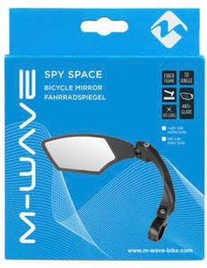 M-Wave Fahrradspiegel SPY SPACE (Packung, 1-St), links