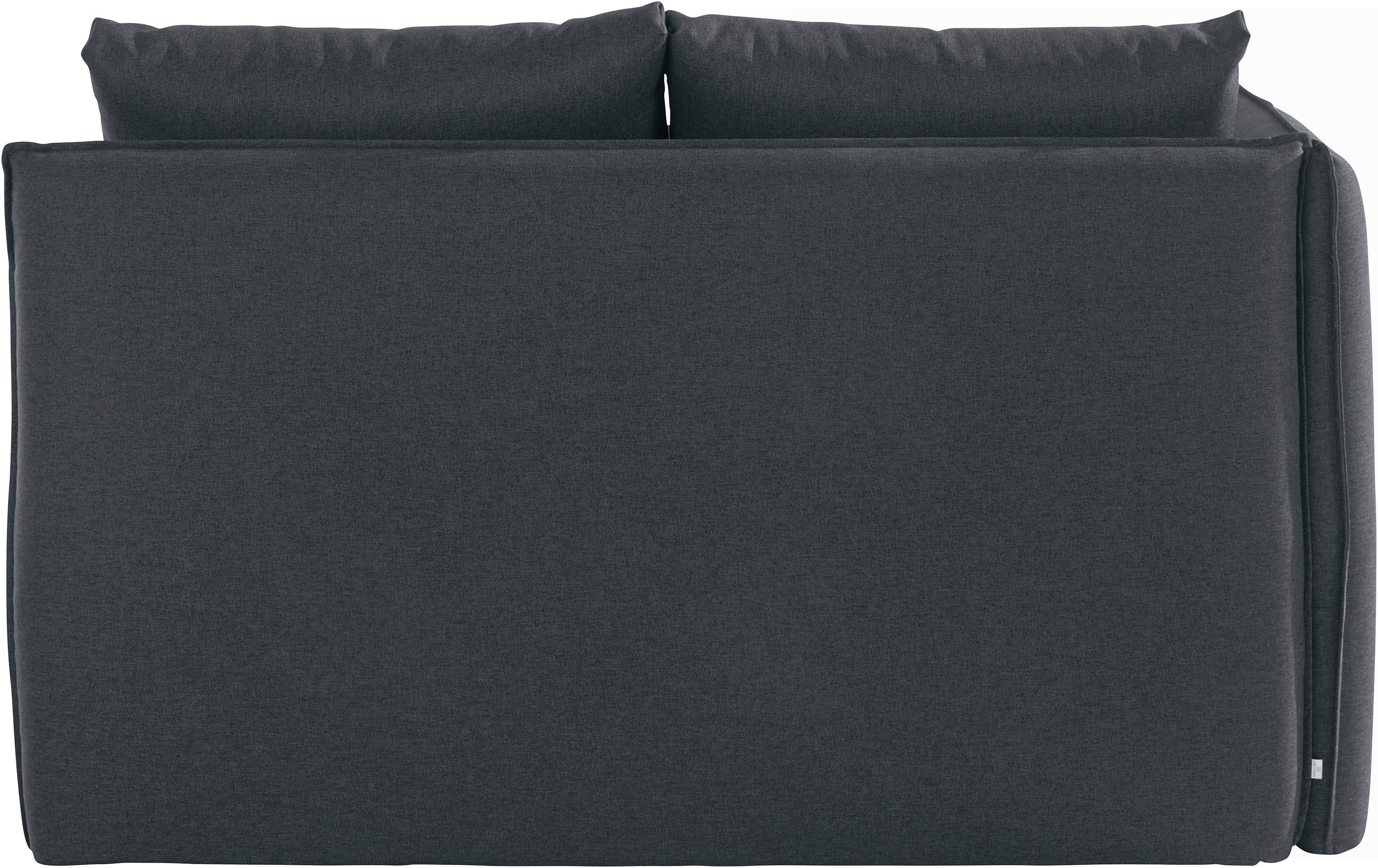 andas mane Nöre, kurzes Lounge-Modul 128 Breite cm zum Zusammenstellen, Tiefe 138 cm, 