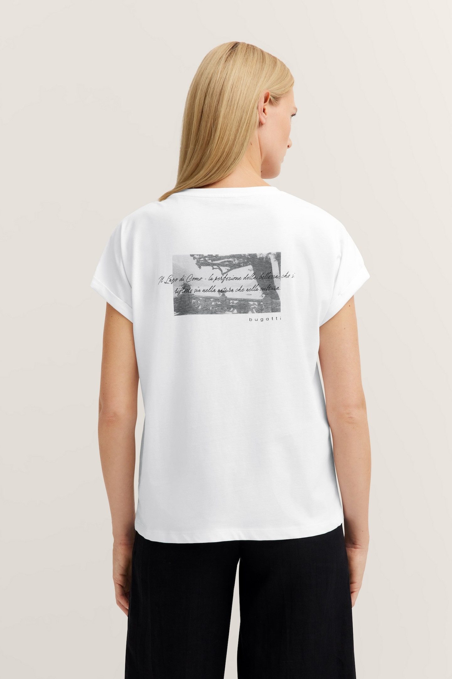bugatti T-Shirt aus Bio-Baumwolle