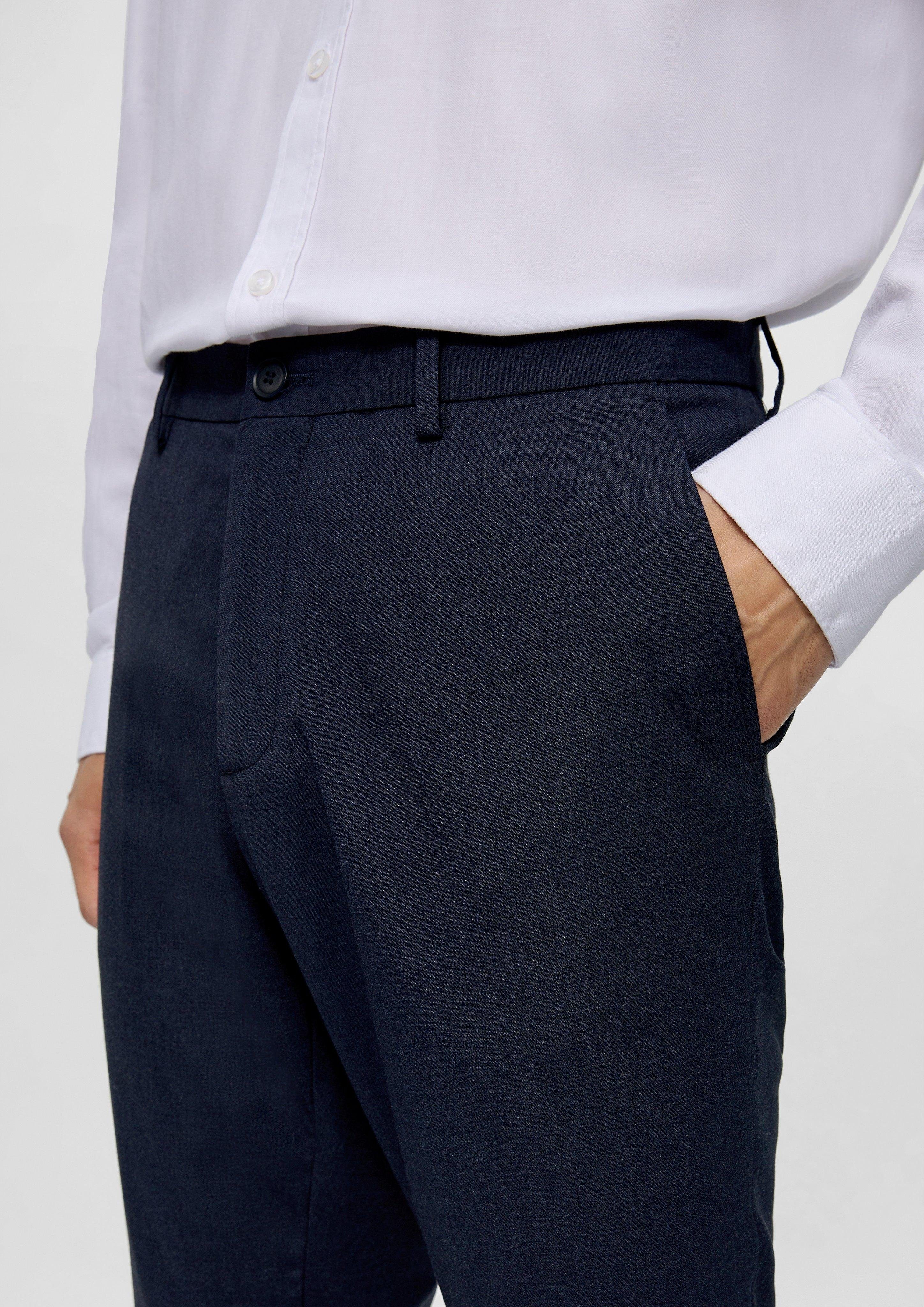 BLACK LABEL Hose navy s.Oliver Stoffhose aus Viskosemix Slim: