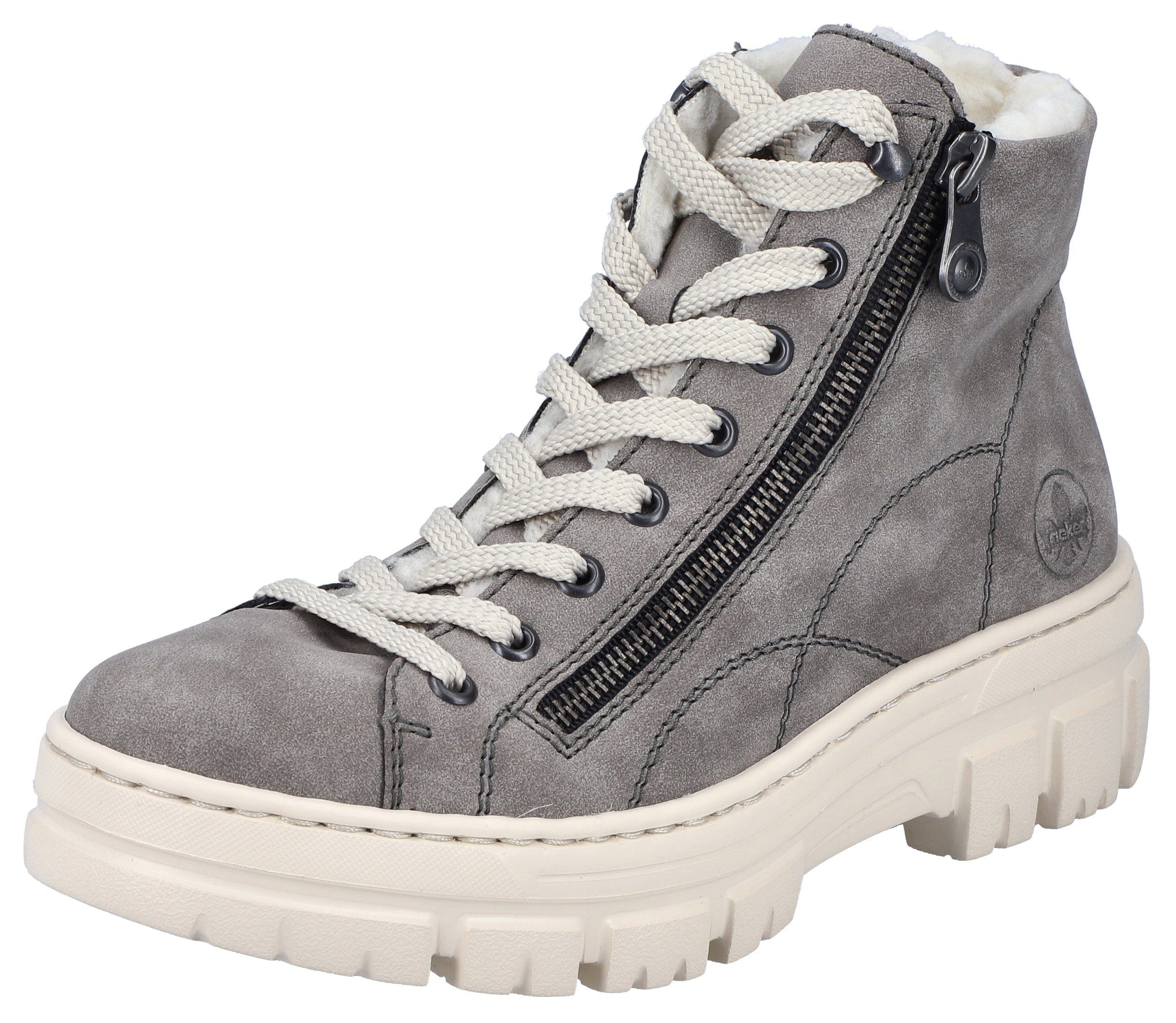 Rieker Winterboots Plateauboots, Schnürboots mit Reißverschluss günstig online kaufen