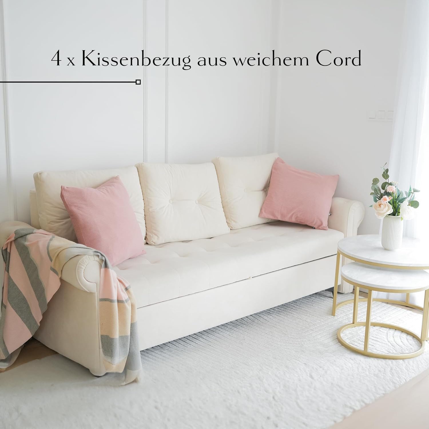 DYNMC you Kissenbezug Cord - 4er günstig online kaufen