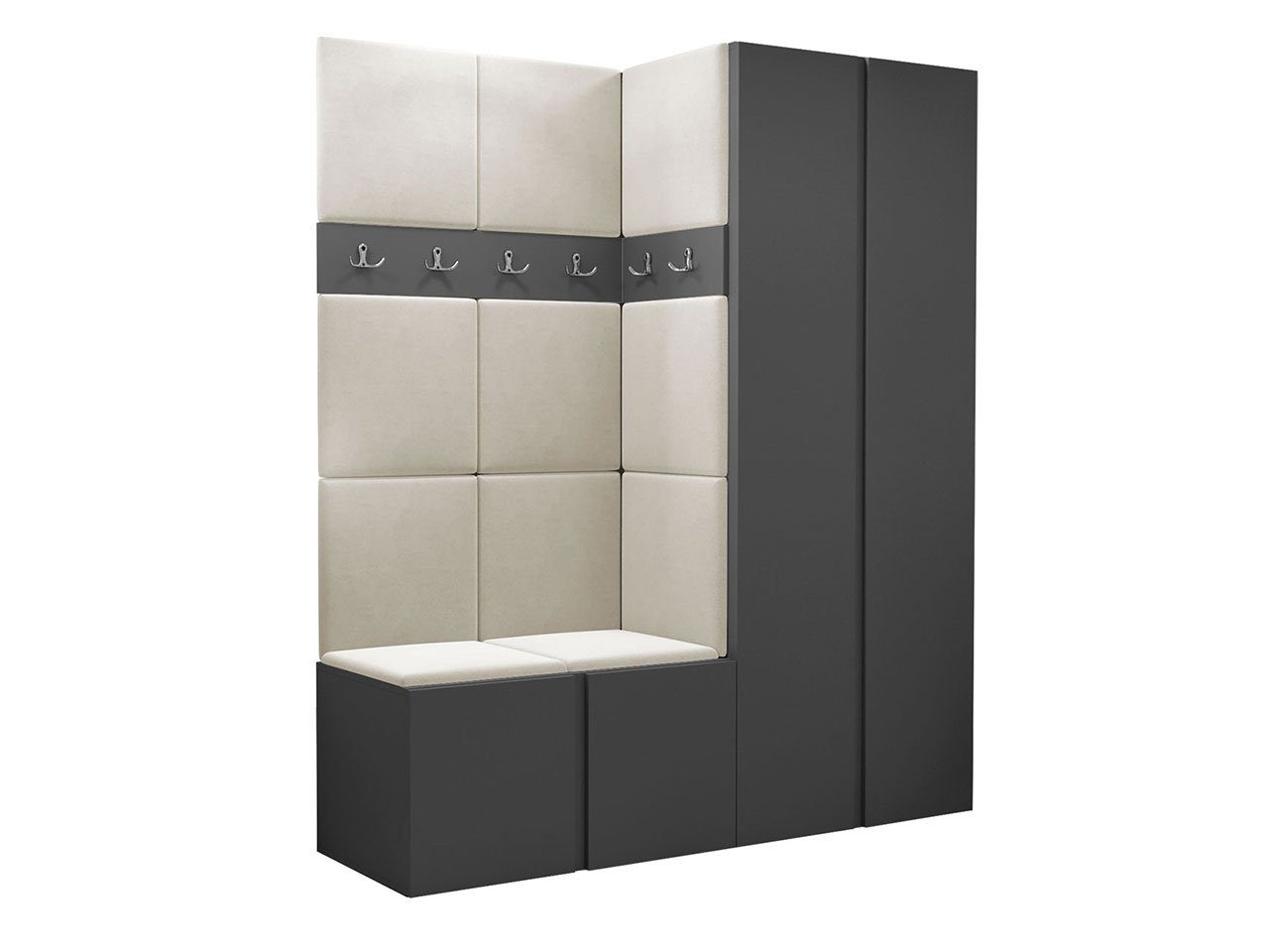 MIRJAN24 Garderoben-Set Orion III, (Komplett-Set, Kleiderschrank, günstig online kaufen