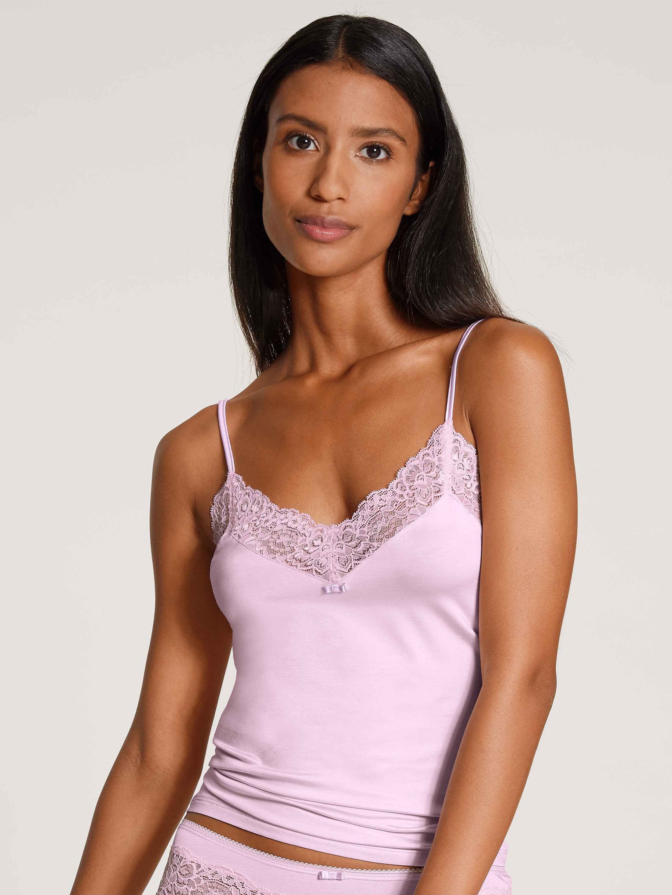CALIDA Achseltop Spaghetti-Top (1-St) cold rose