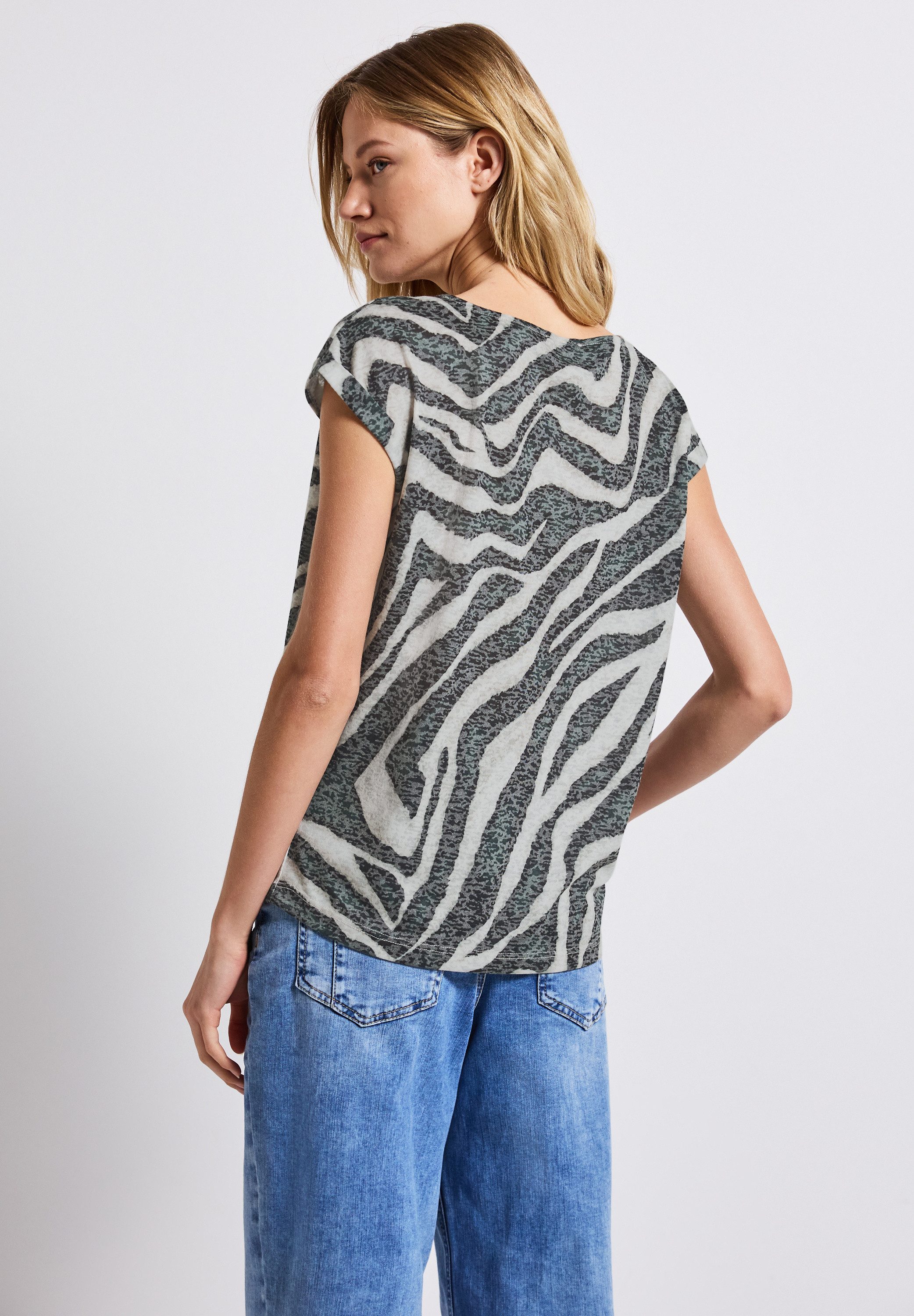 STREET ONE Shirttop mit All-Over Print günstig online kaufen