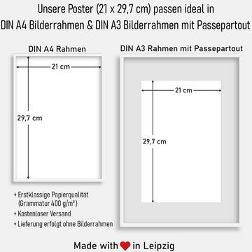 Tigerlino Poster Geburtstag Geschenk Männer Frauen Geburtstagskarte Geschenkidee Lustig, 98. Geburtstag Jahrgang 1926, Geburtstagsgeschenk